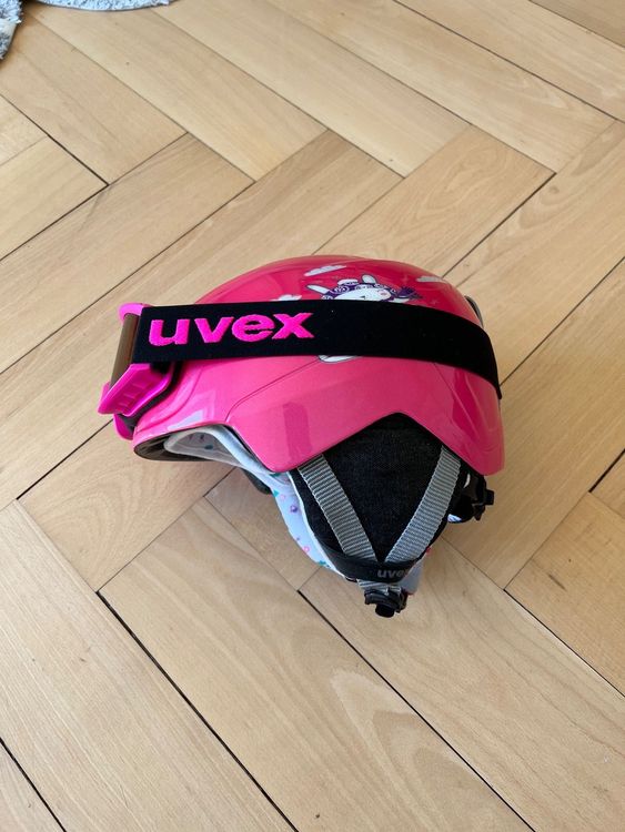 Uvex Skihelm Kinder mit Brille Kaufen auf Ricardo