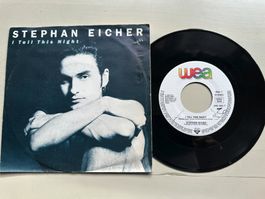 STEPHAN EICHER tolle Single Kult I tell this night CH SWISS