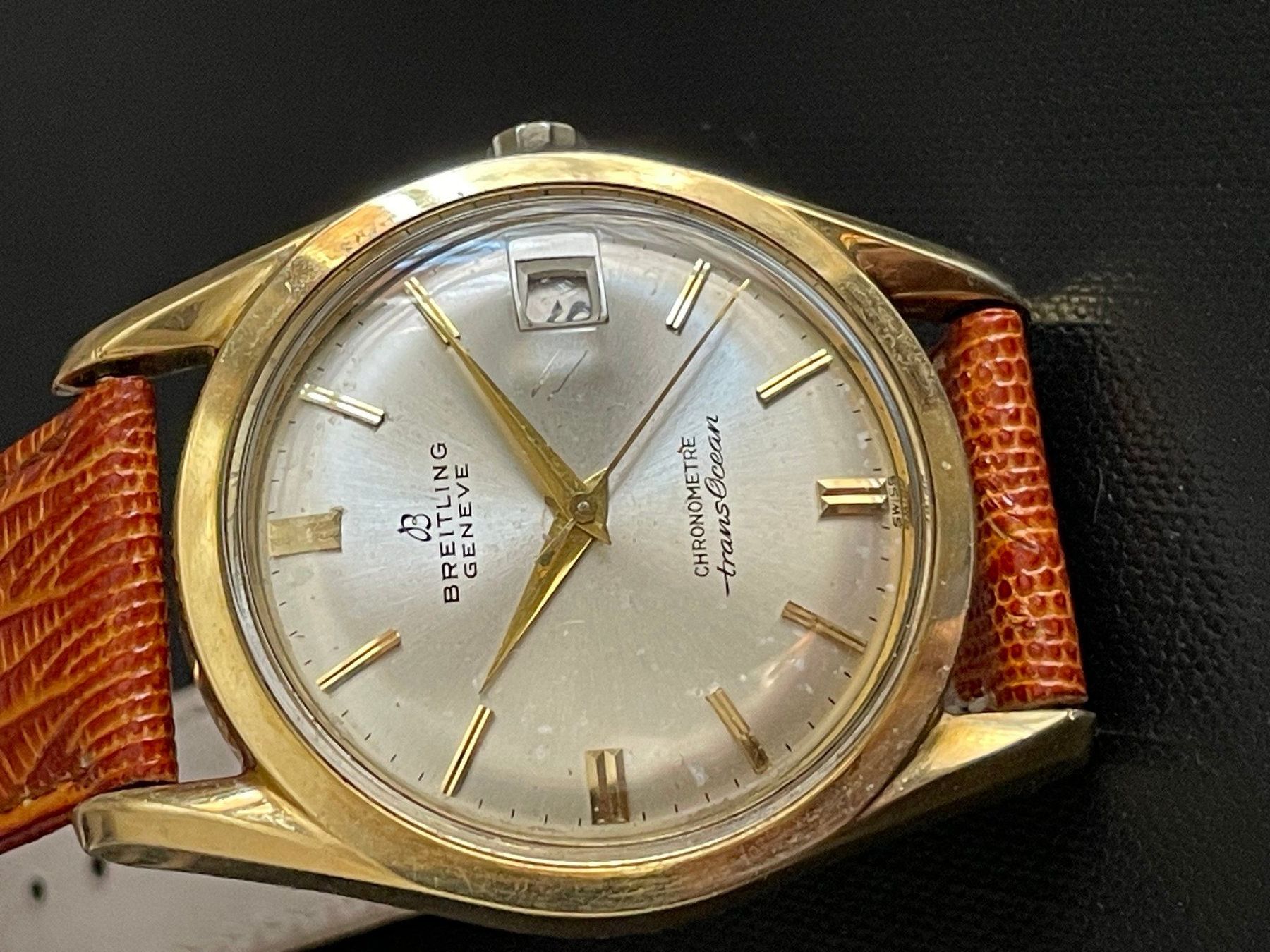 Breitling Orologi: BREITLING  Transocean   Chronometer Vintage 1960 er – Usato da Rodersdorf venduto da luculus46 5