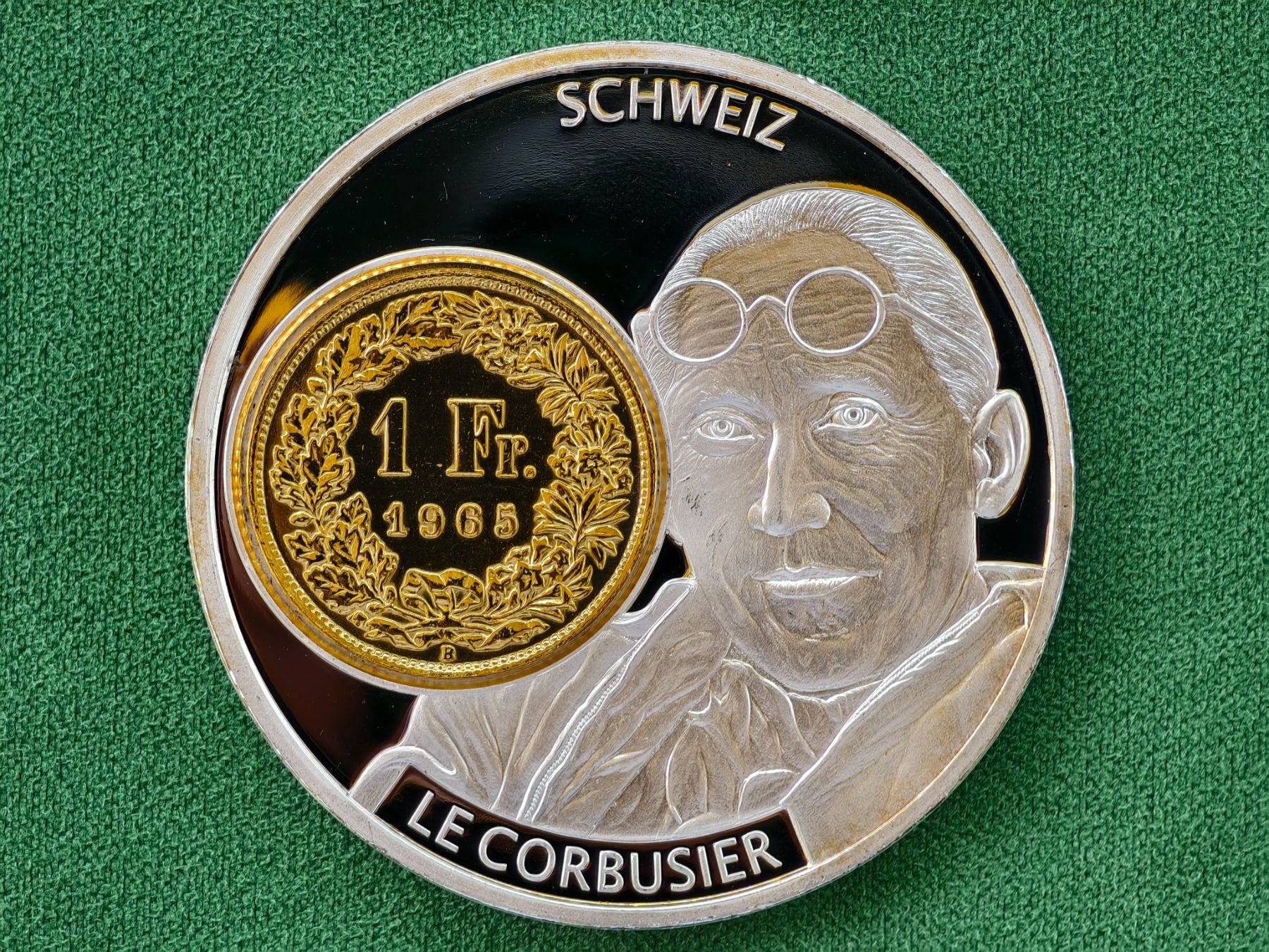 Medaglie: Siberfranken Geschichte der Schweiz Le Corbusier – Usato da Aesch BL venduto da steve_weil