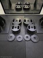 Gewichtsscheiben 80 kg / 50 mm (Gussgummiert)