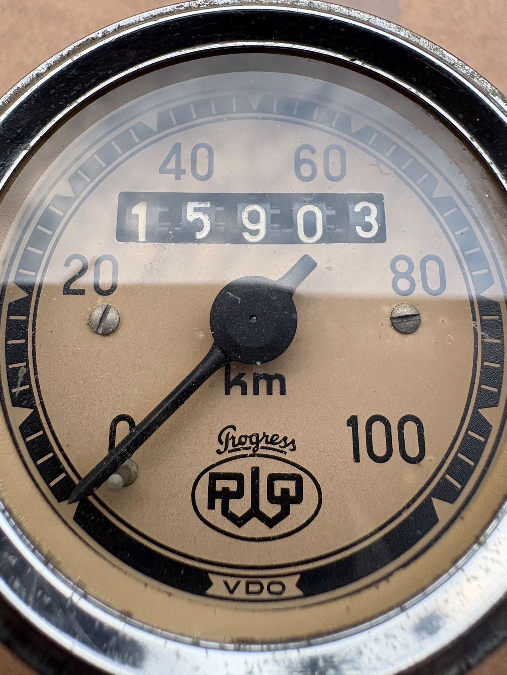 Tutti i ricambio per moto: Tacho Progress VDO 65 mm Durchmesser gebraucht – Usato da Wangs venduto da Matchless47