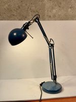 Vintage Blue Desk Lamp Adjustable Arm