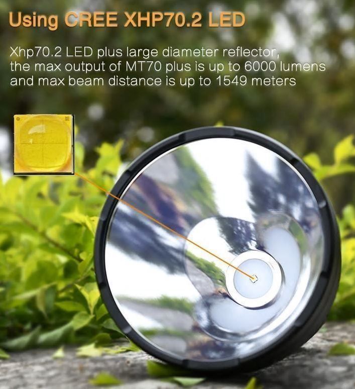 Lampade: Der Throwerking: Mateminco MT70 Plus – Nuovo e nell'imballaggio originale da Arbon venduto da Helmuth 5