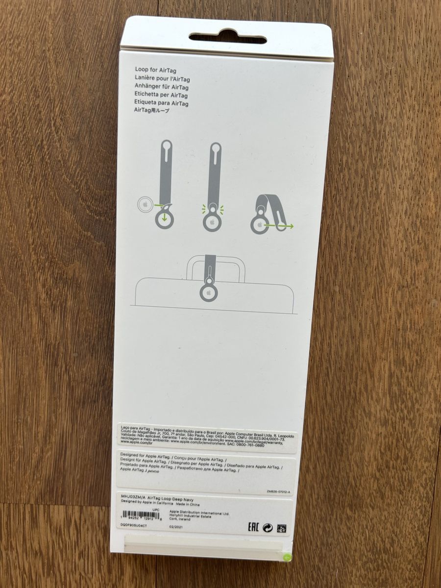 Apple Portachiavi: Apple AirTag Loop Deep Navy - Neu & Originalverpackt! – Nuovo e nell'imballaggio originale da Wohlen b. Bern venduto da Beppe99 1