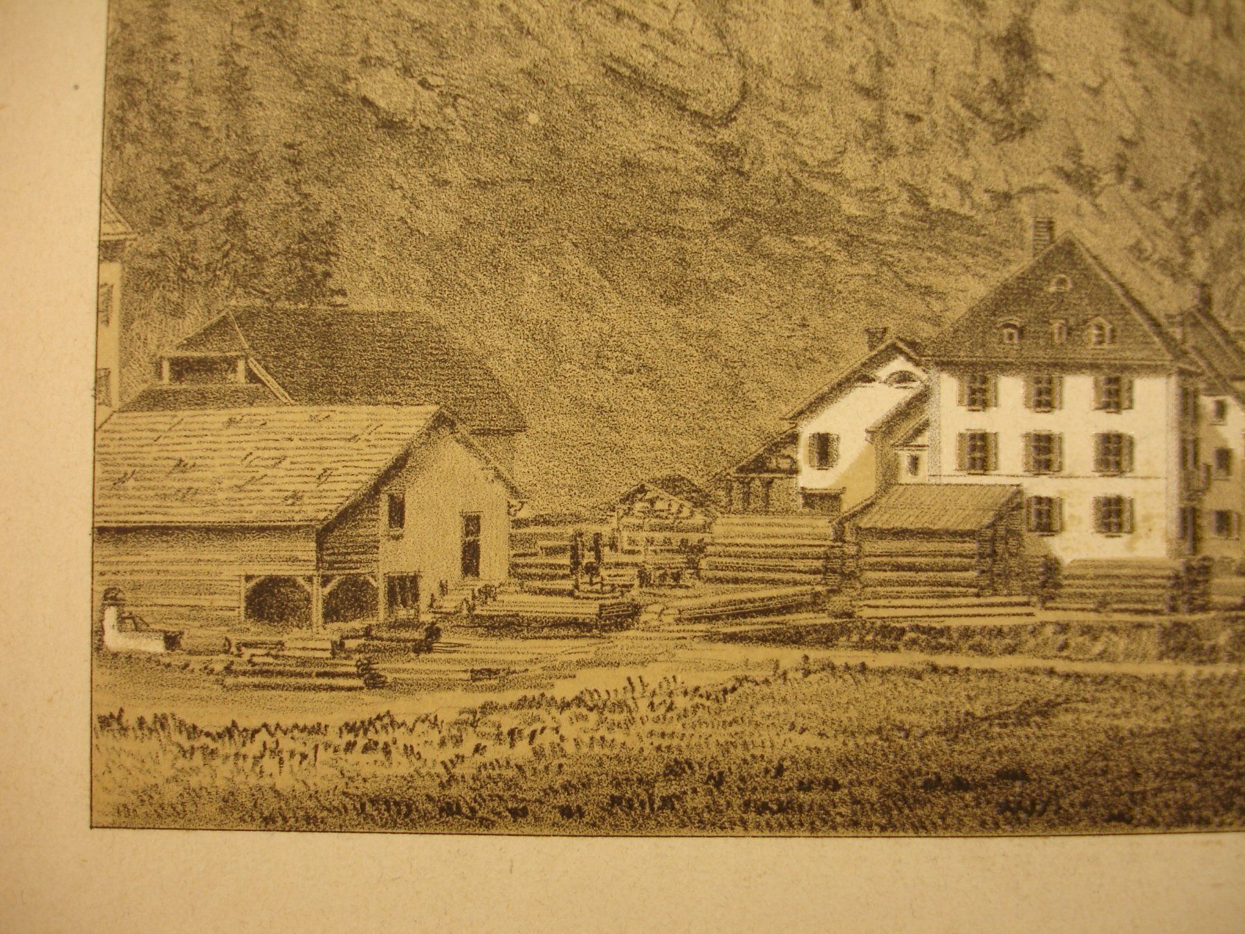 Grafica & Litografie: COL DES ROCHES, LITHOGRAPHIE 1881 – Usato da Grüningen venduto da Kartensammler 3