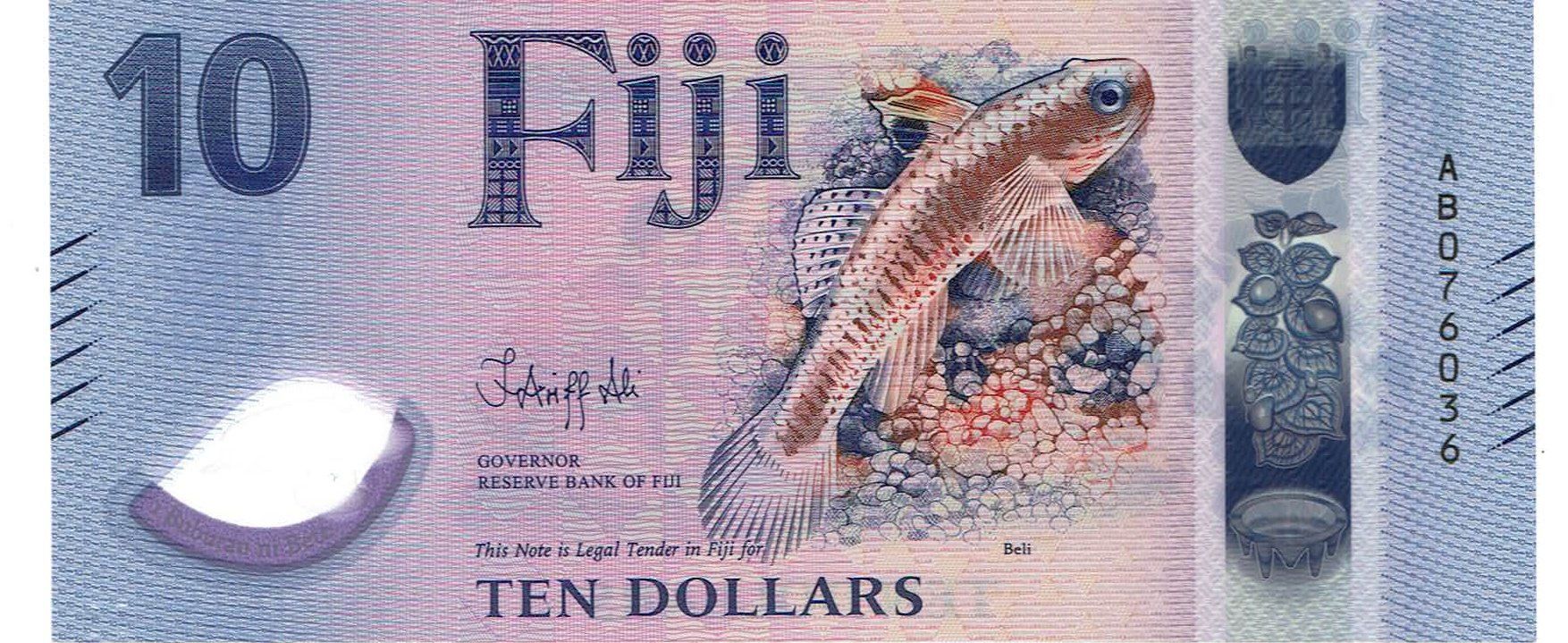 Banconote: Fiji 10 Dollars ND P-New Polymer UNZ – Nuovo (secondo la descrizione) da Steffisburg venduto da ber_8htf