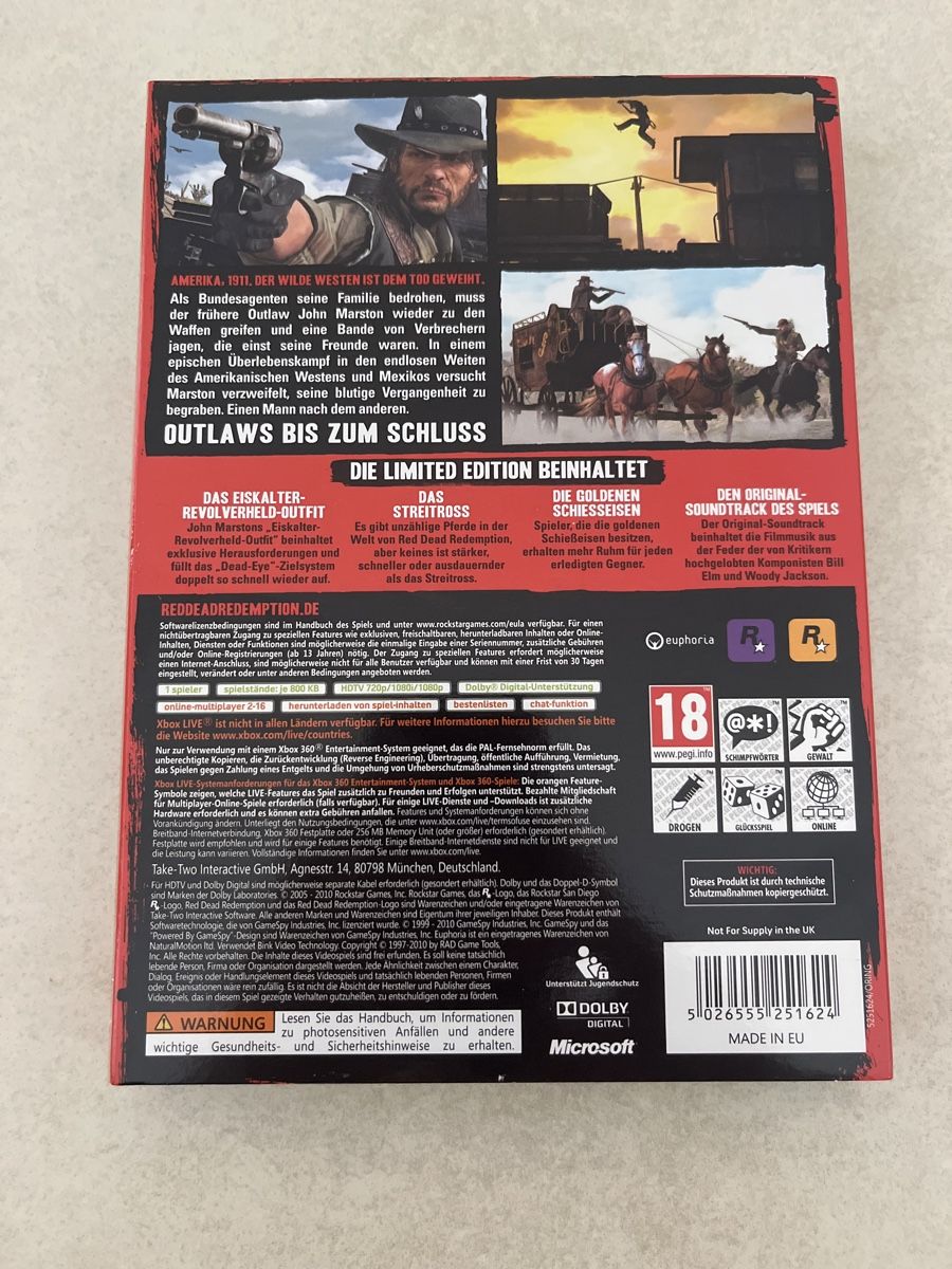 Giochi: red dead redemption limited edition xbox 360 – Usato da Suhr venduto da SchnapperCH 1