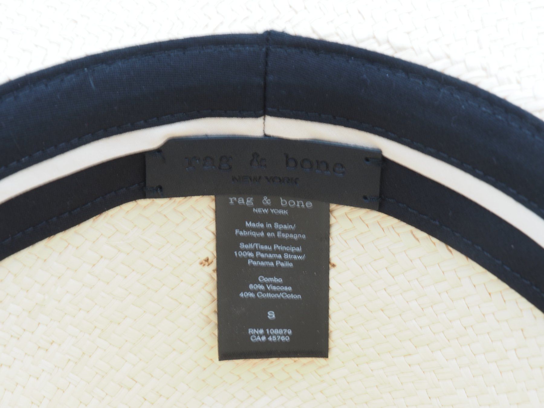 Copricapi, berretti & cappellini: RAG & BONE Panama Hut Gr. S  (26072950) – Usato da Zürich venduto da fundsachenverkauf 3