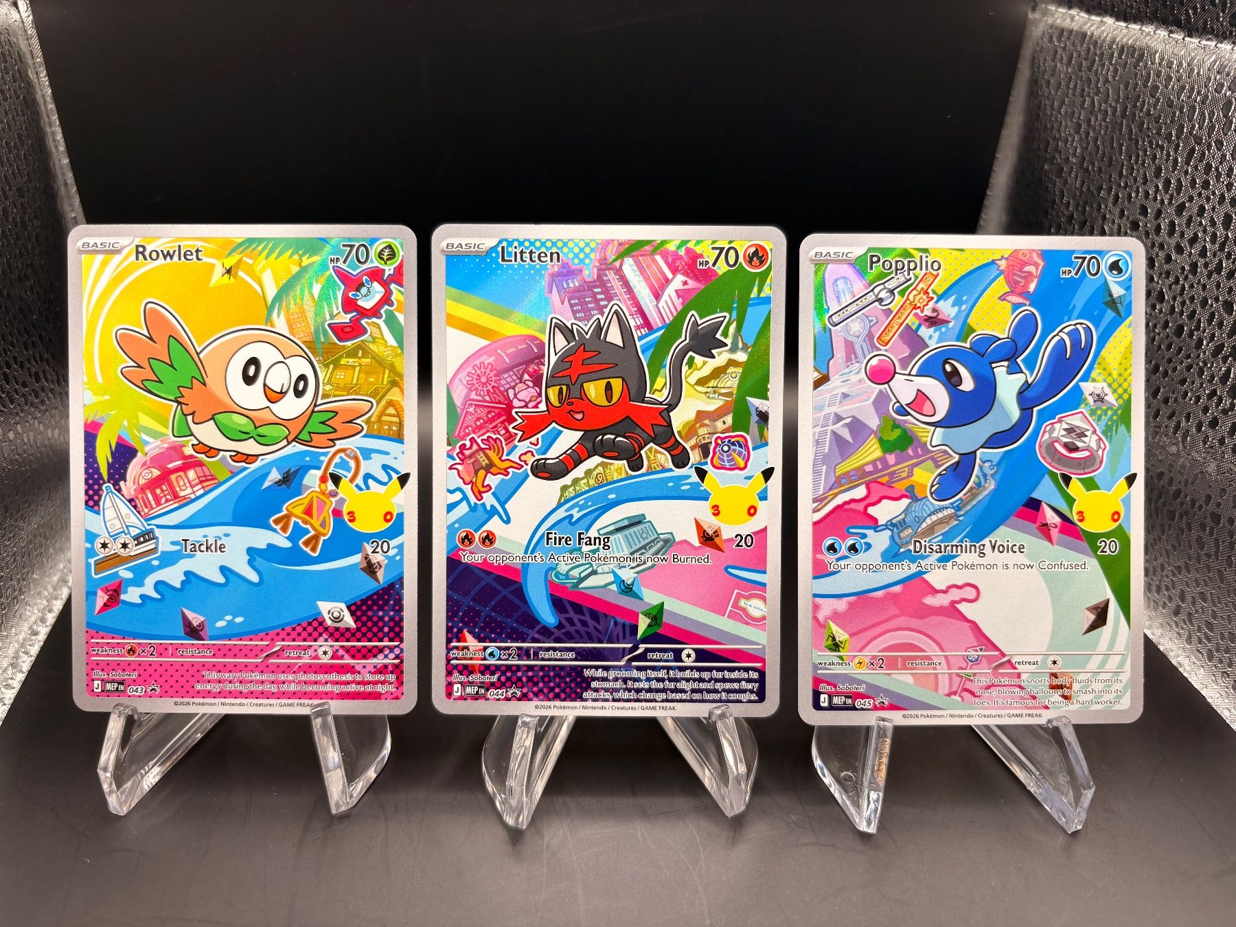 Pokémon Carte collezionabili: First Partner: Alola-Set EN, Rowlet, Litten, Popplio – Usato da Stansstad venduto da Tigious