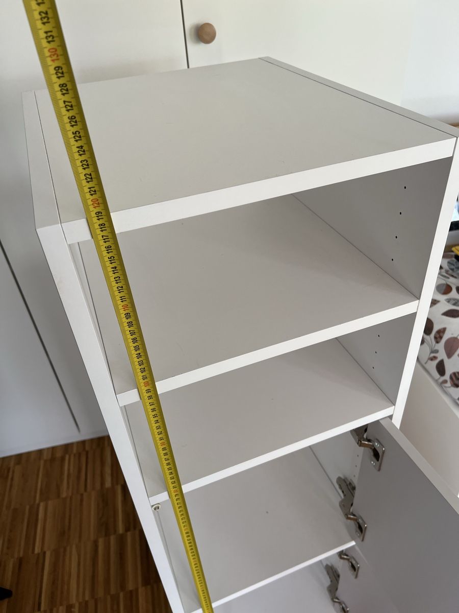 Scaffali: White narrow shelf unit with door 40cm wide – Usato da Birsfelden venduto da mic_v95n 5