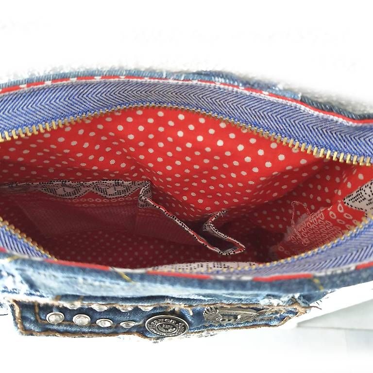 Borse: Patchwork-Jeanstasche swiss Handmade ✨ – Nuovo e nell'imballaggio originale da Widnau venduto da Marakumba 3