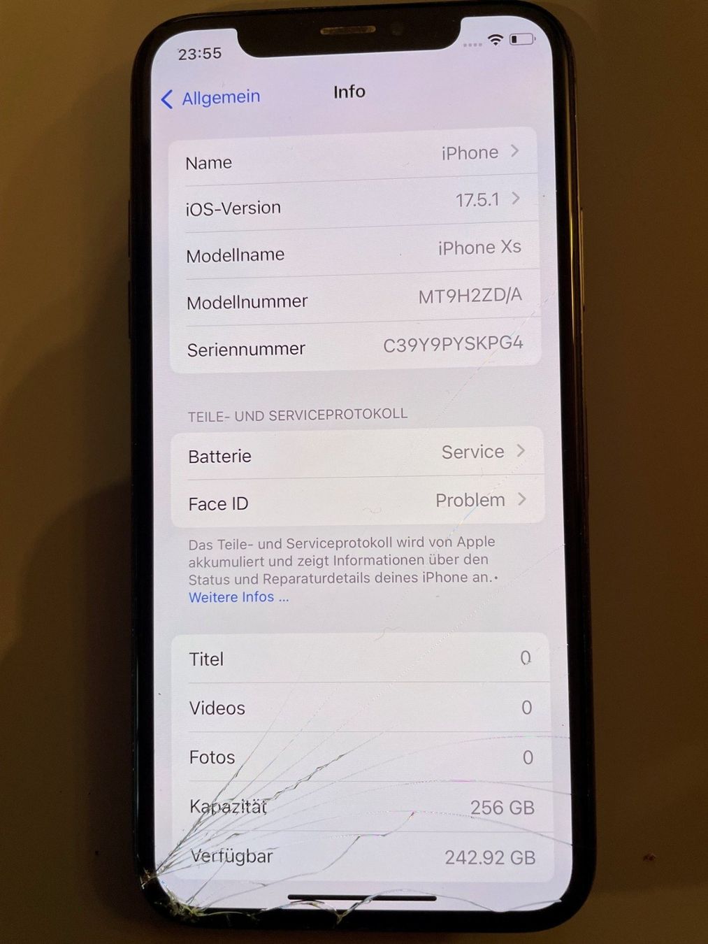 Apple Telefoni cellulari / Smartphones: iPhone XS 256 GB – Usato da Kienberg venduto da elchegue 3