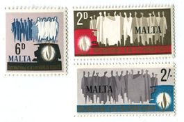 Briefmarken "Menschenrechte". Malta