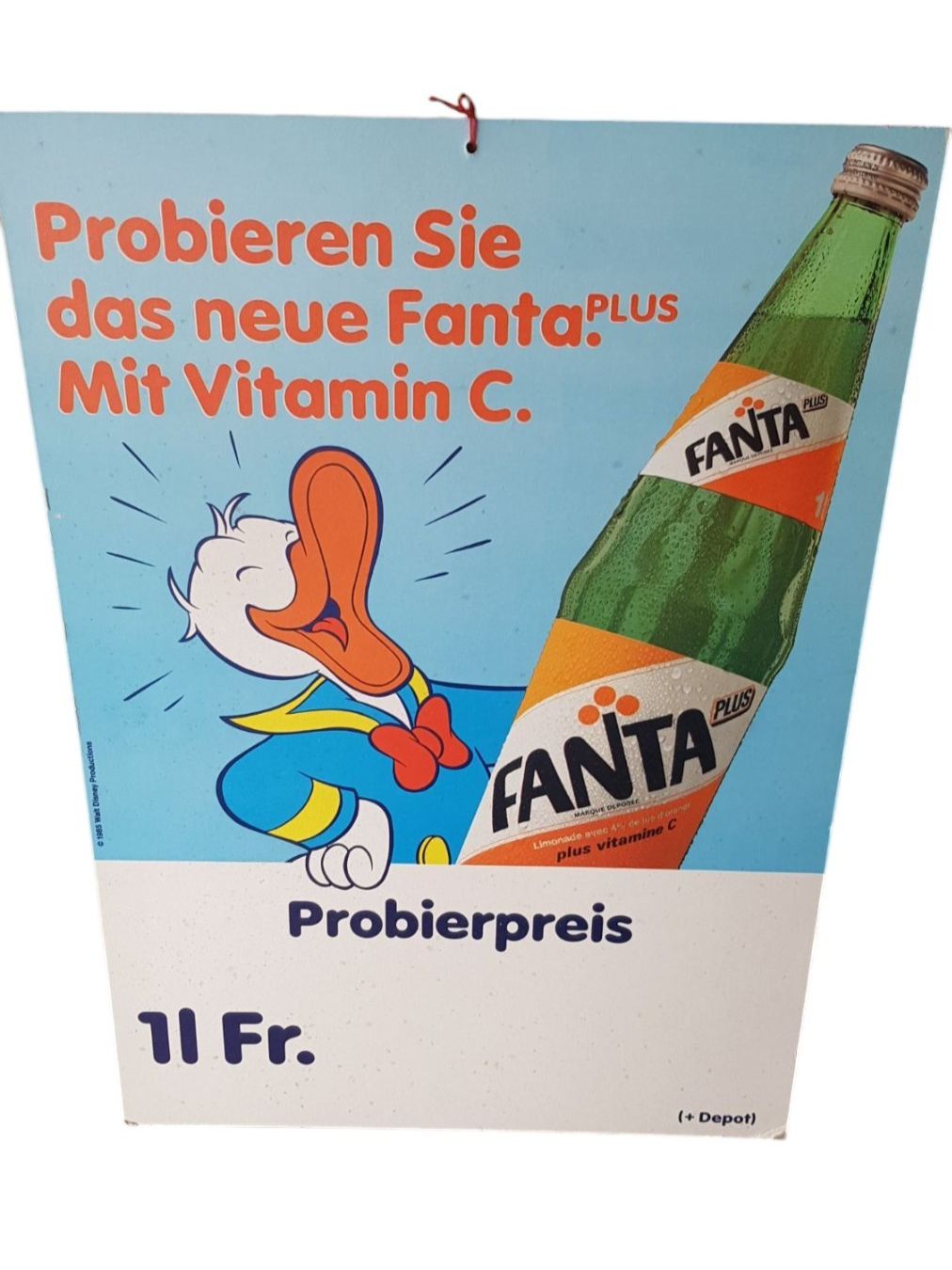 Foto & Immagini: Plakat Fanta Werbung 1985 – Usato da Mörschwil venduto da antiksalon