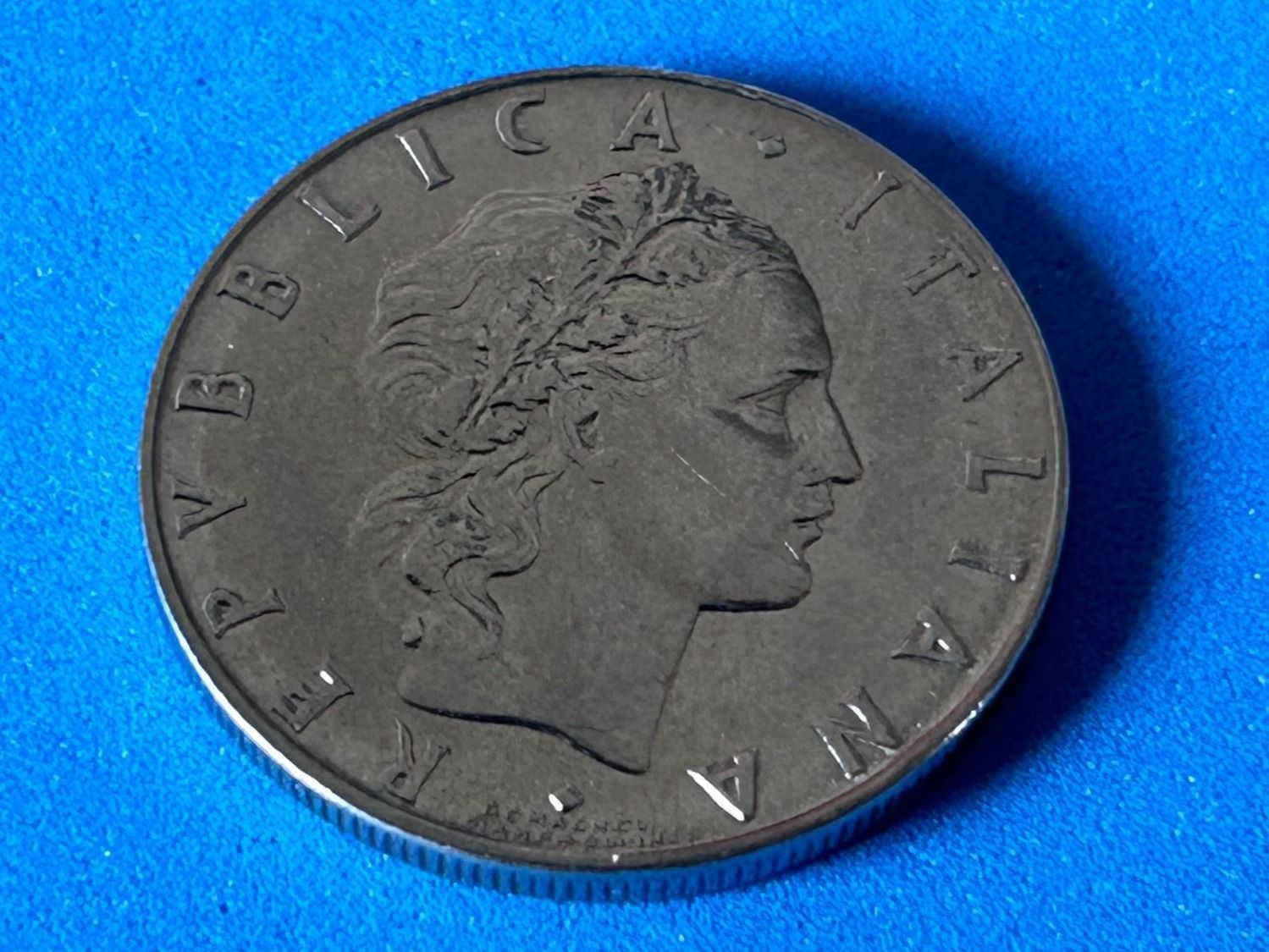 Alle Münzen: Italy - 50 Lire 1968 – Gebraucht aus Corcelles NE von AJKader 1