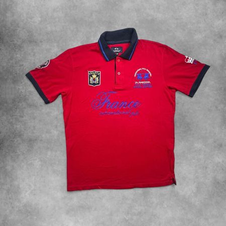 La Martina red Polo