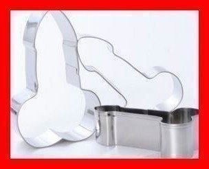 Teglie da forno: Set Penis Ausstechform Cookie Cutter Guetzli Junggesellen – Nuovo e nell'imballaggio originale da Dättlikon venduto da easythings