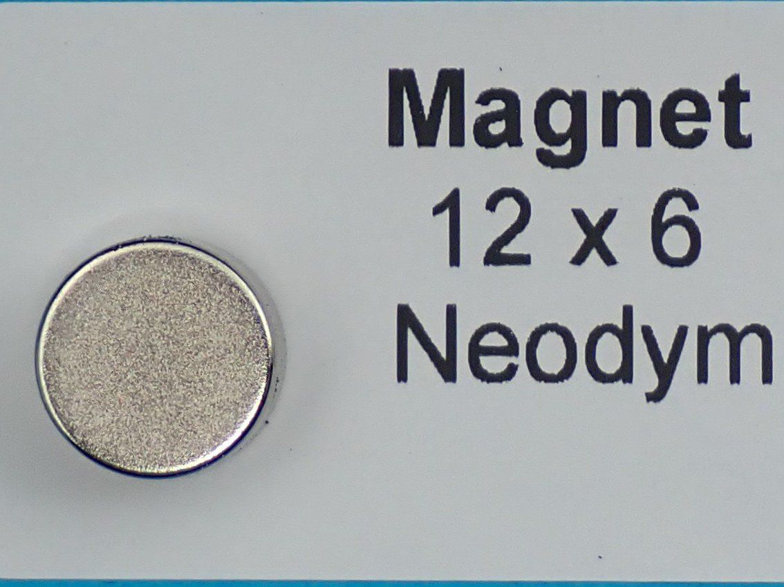 Calamite: Magnet Durchmesser 12 x 6 Neodym Scheibenmagnet – Nuovo e nell'imballaggio originale da Lömmenschwil venduto da ritalin01