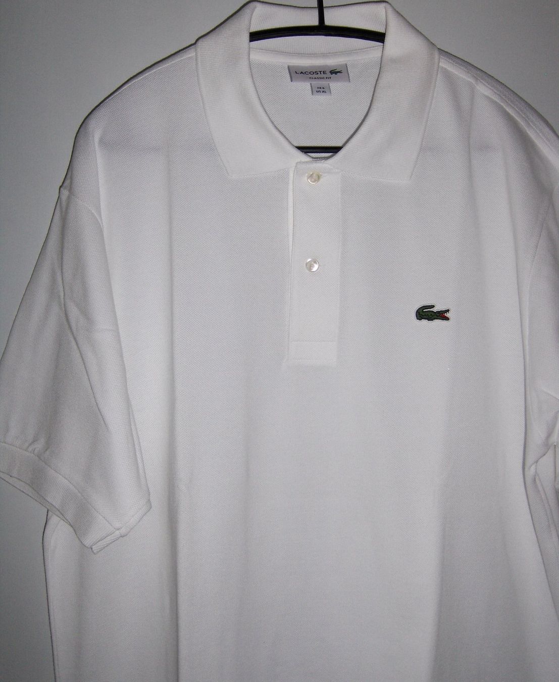 Lacoste Magliette Polo: Lacoste Poloshirt weiss Grösse XL – Usato da Dübendorf venduto da mar_85sd 8