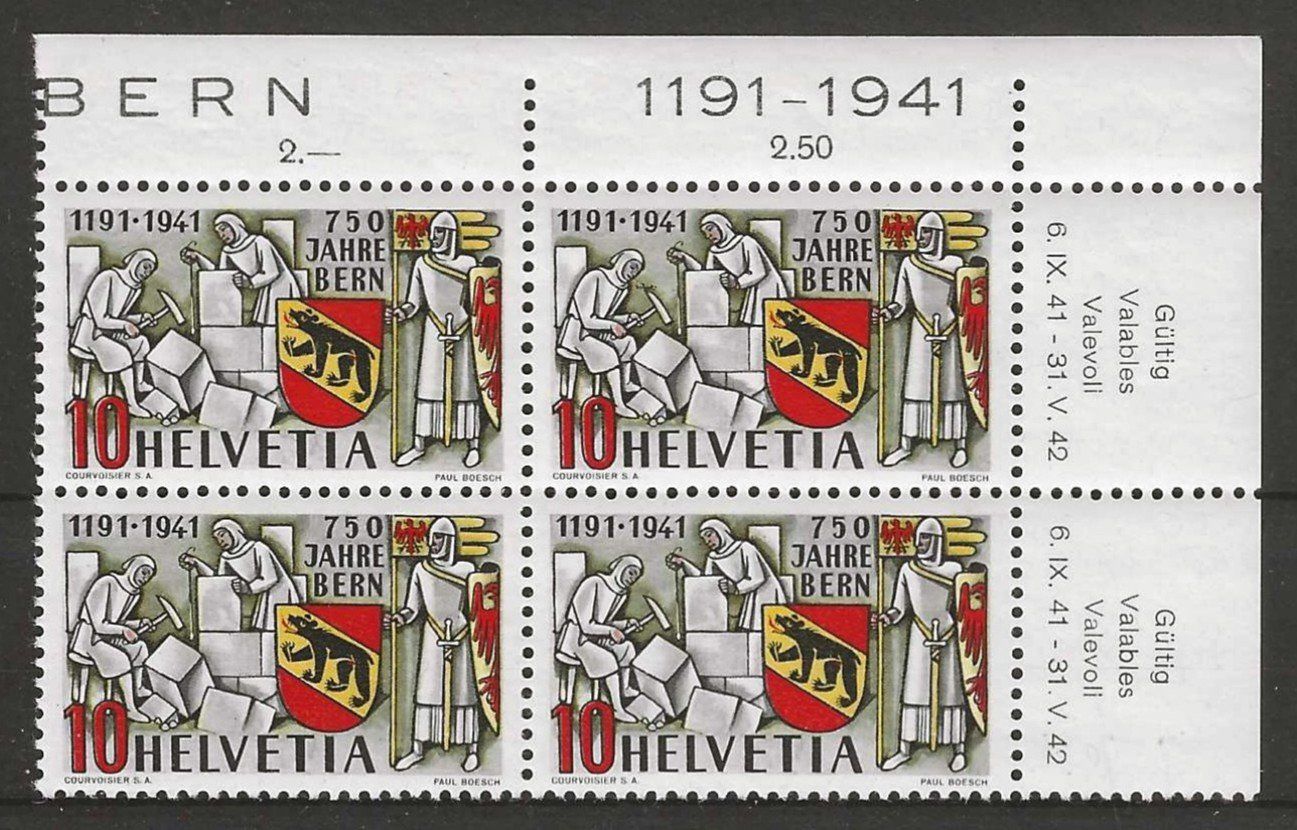 Tutti i francobolli: 1941 : Abart " Spinne auf Hammer " - postfrisch ** – Nuovo (secondo la descrizione) da Gümligen venduto da Geniusbuy