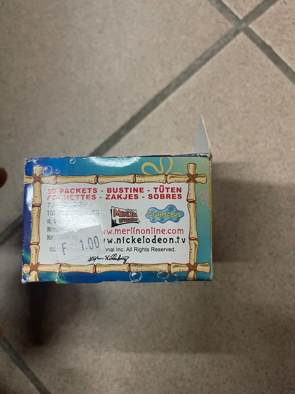 Panini Sammelbilder & Trading cards: Spongebob box vintage 2005 – Neu (gemäss Beschreibung) aus cadenazzo von Duff10 2