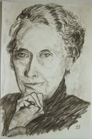 Serie 25 Portrait Zeichnungen