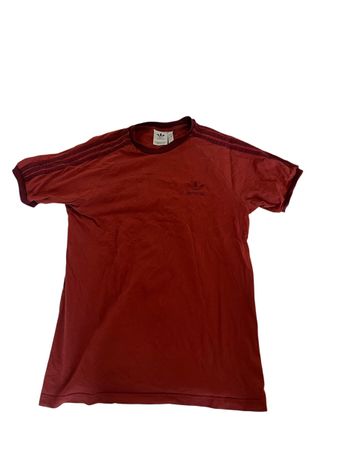 Adidas T-Shirt Gr. M Rot Sommerlich & Frisch ☀️