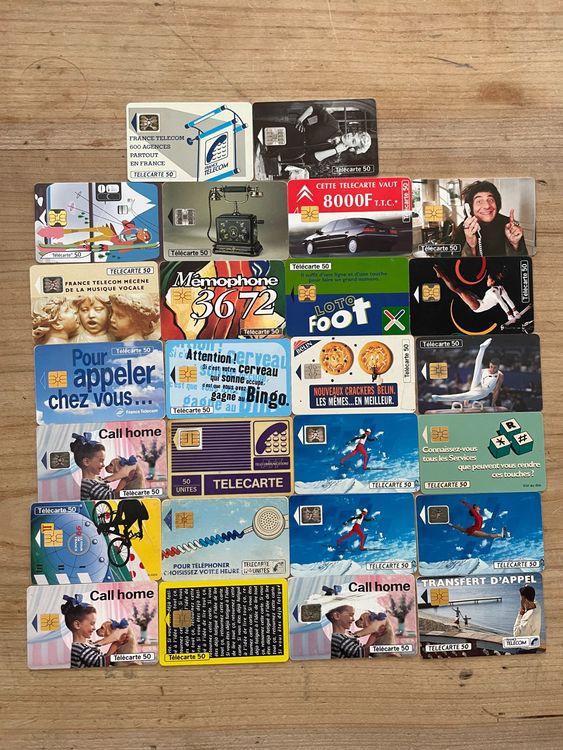 Cartes de téléphone: Telefonkarten Sammlung Frankreich, 26 Stueck – D'occasion à Thal par Danny82