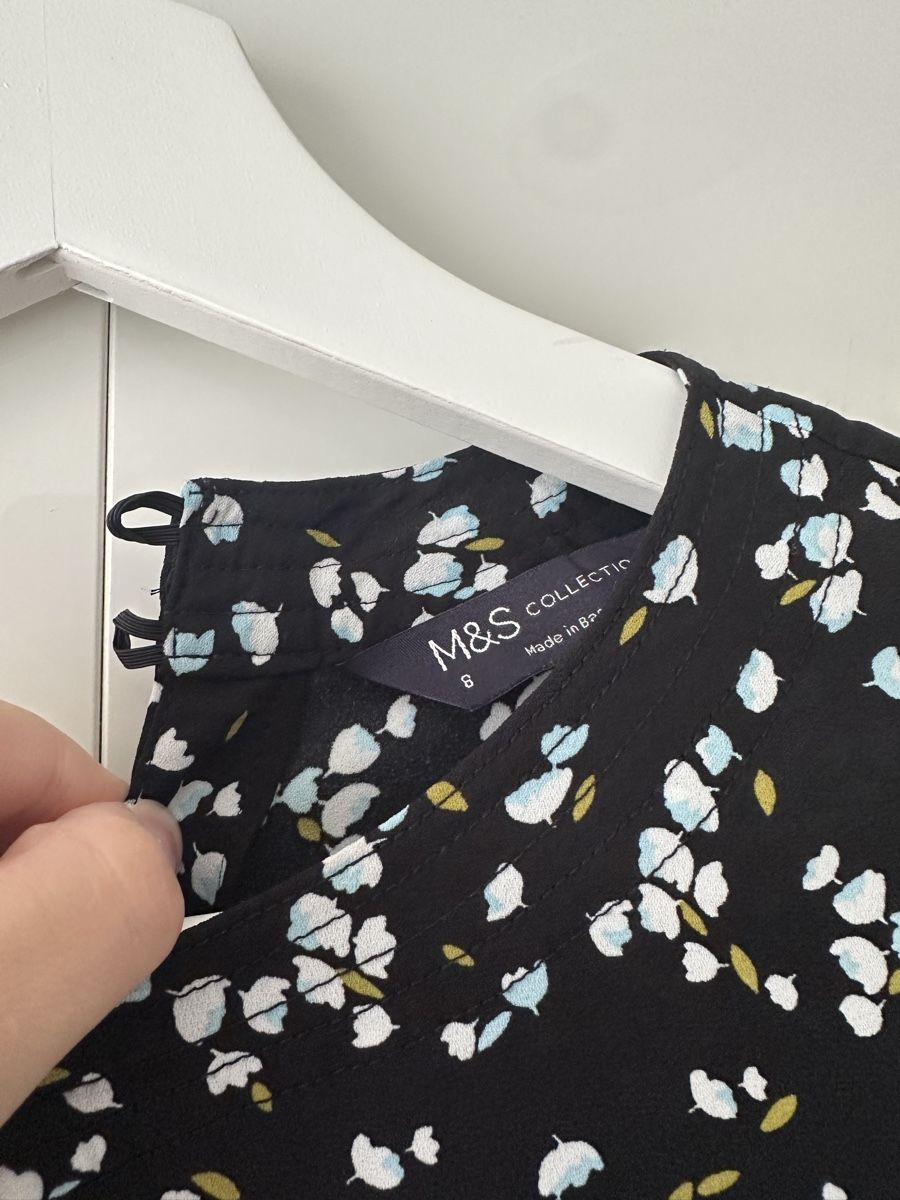 Camicette: Bluse mit Blumenmuster | Gr. 36 | M&S Collection – Nuovo (secondo la descrizione) da Spreitenbach venduto da Sujrkwxl 5