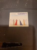 Timbre Canada Noël 6c Jean Paul Lemieux - fêtes ! 50