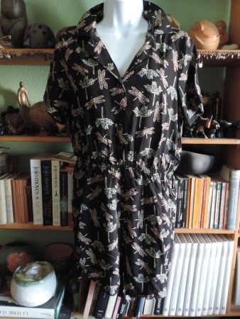 jumpsuit libellules noire