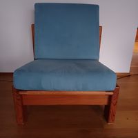 2 Sessel, Holz massiv