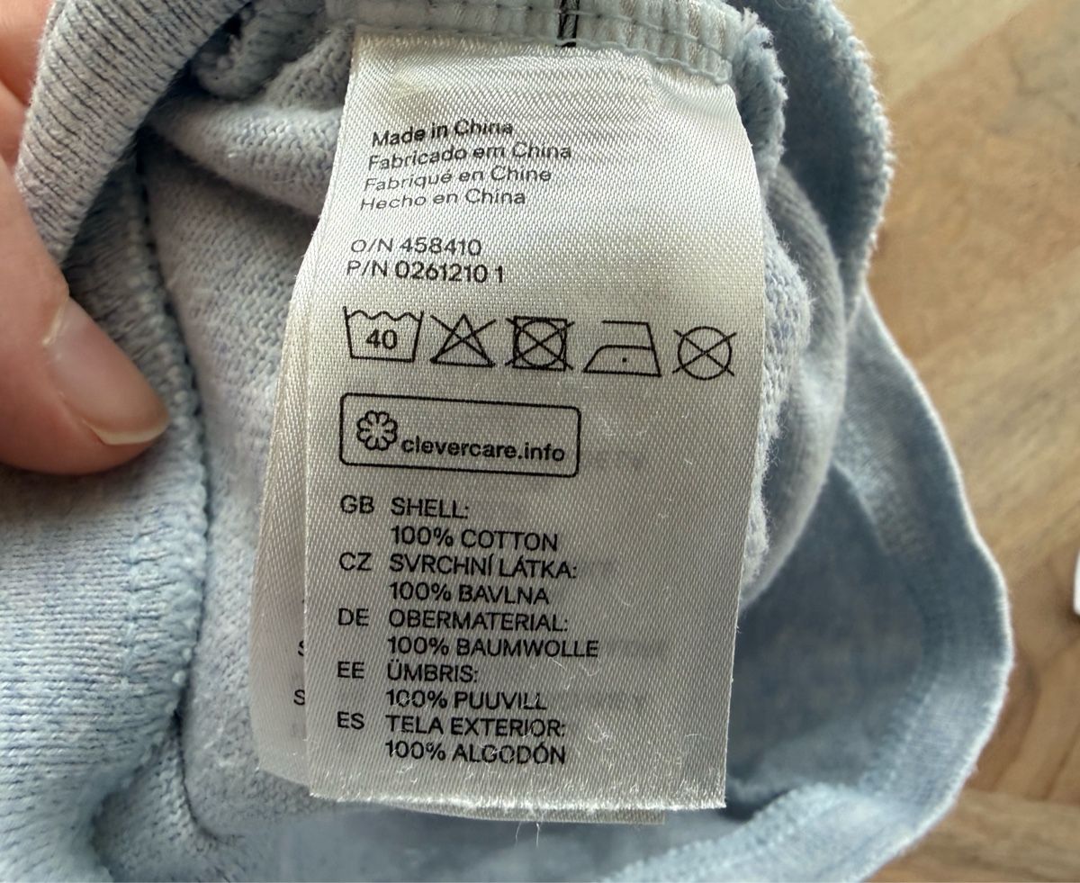 H&M Giacche & Cappotti: Baby Strickjäggli Mädchen hellblau, Gr. 56 – Usato da Eggenwil venduto da Lissi82 3