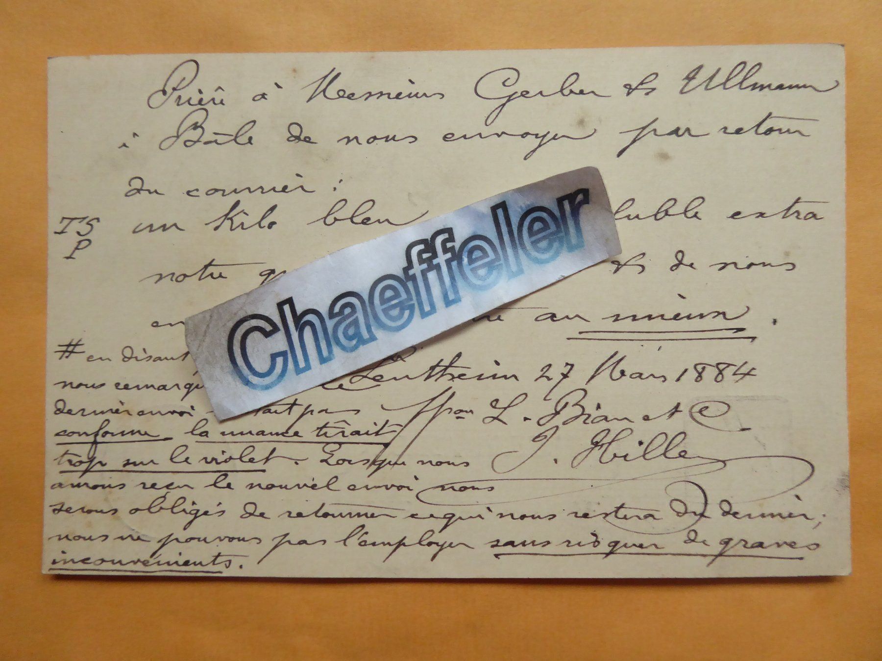 Cartoline postali: 1884  Postkarte Österreich – Usato da Zürich venduto da Chaeffeler 1