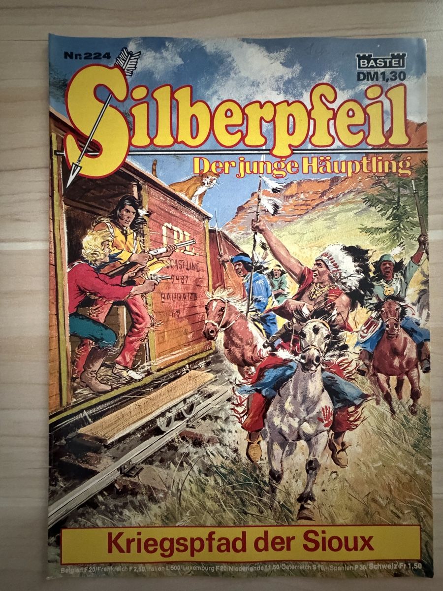 Comics: Silberpfeil Bastei Heft 224, top Zustand  – Neu (gemäss Beschreibung) aus Kehrsatz von Raboy