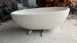 Badewanne Freistehende Terrazzo Stein Bad Wanne Spa Becken