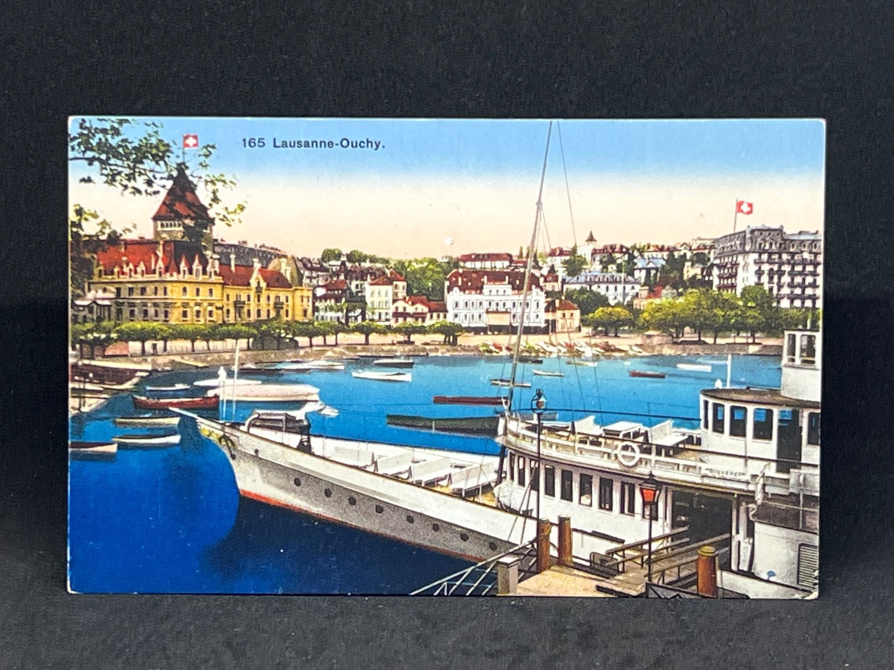 Cartoline postali: Lausanne-Ouchy. – Usato da Widnau venduto da Brusi9