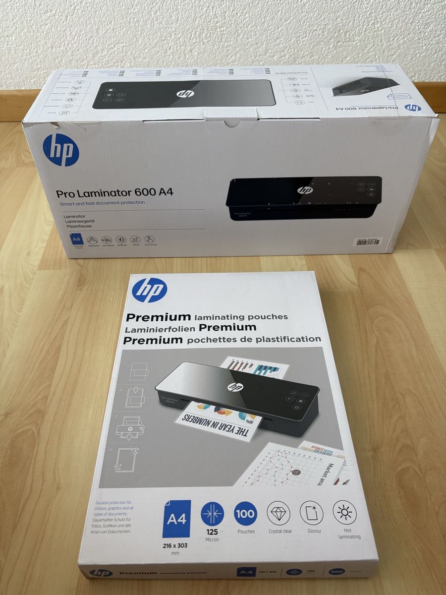 Laminiergeräte: HP Laminiergerät Pro Laminator 600 A4  – Neu und originalverpackt aus Solothurn von boenisworld