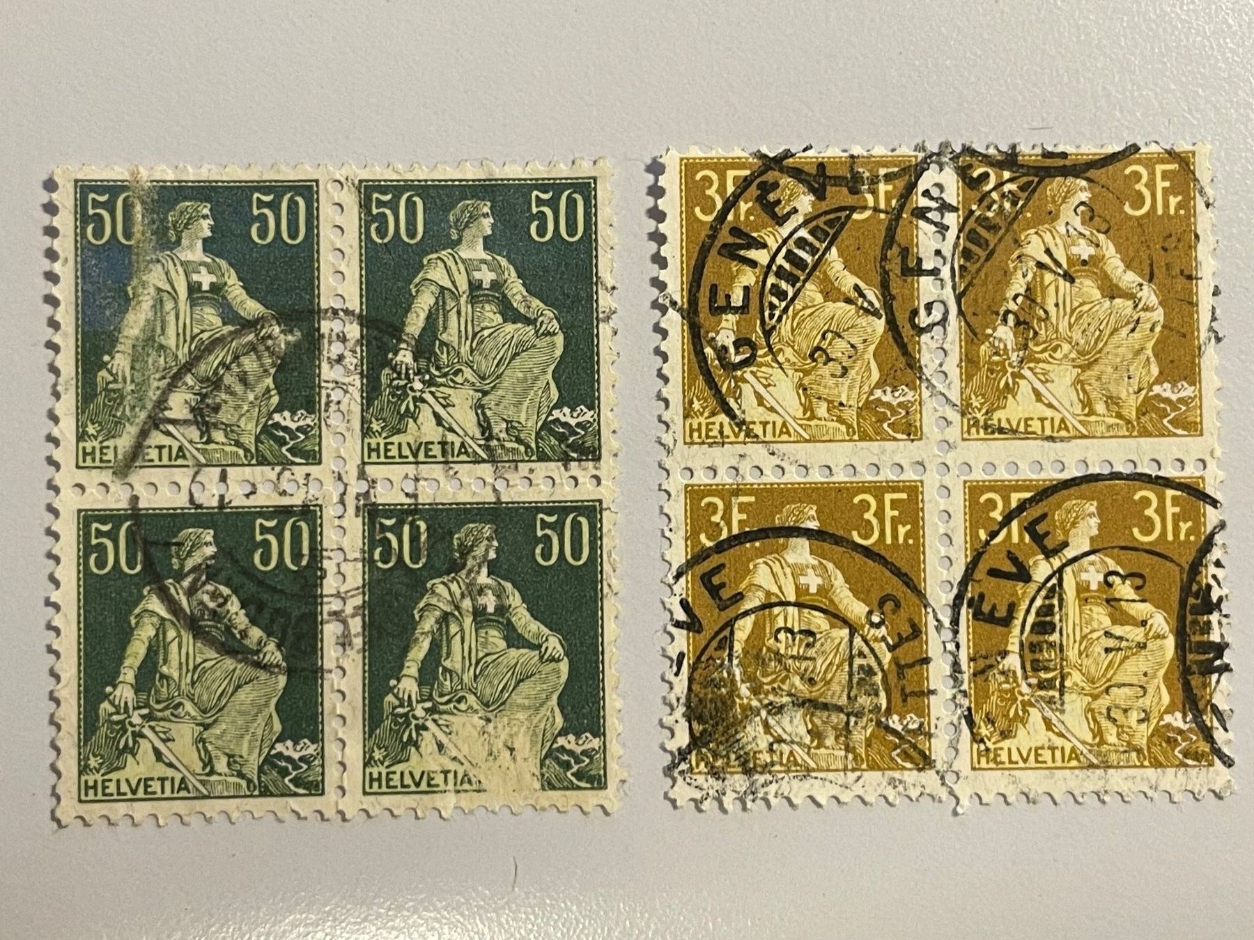 Tutti i francobolli: Helvetia mit Schwert – Usato da Küssnacht am Rigi venduto da POSTOMASTER