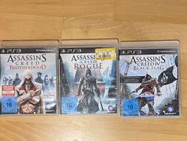 3 x Assassin's Creed - PlayStation 3