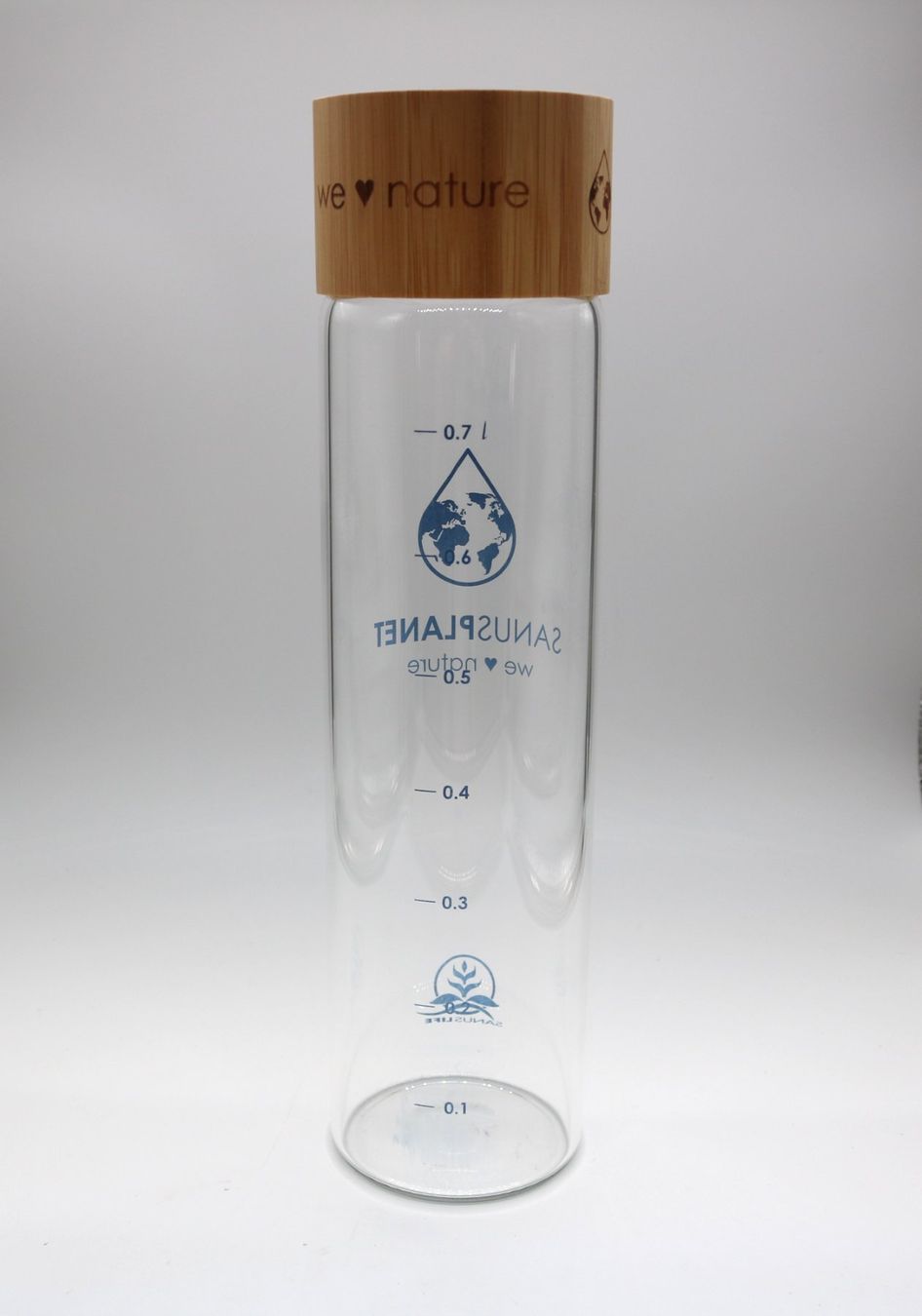 Trinkflaschen & Thermosflaschen: SANUSPLANET Glas Trinkflasche mit Memon E-Smog Schutz – Neu (gemäss Beschreibung) aus Volketswil von brockipfannenstil 1
