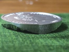 Pièce Argent Cook Islands 2022 Effet Diamant
