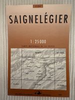 Landeskarte der Schweiz 1:25000 – SAIGNELEGIER – 1994