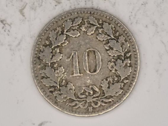 Tutti le monete: 10 rappen 1904 – Usato da Bure venduto da chap981 1