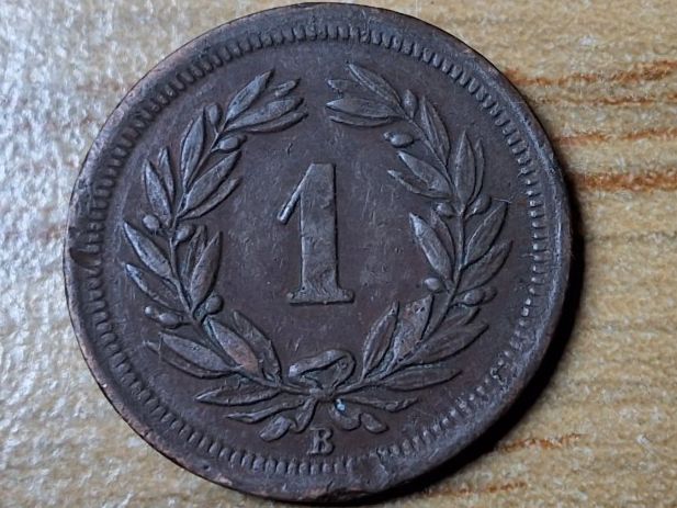 Tutti le monete: 1 Rappen 1899 - sehr schön! – Usato da Münchenstein venduto da purbach1 7