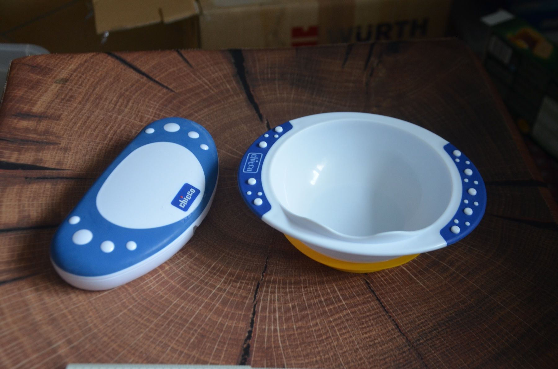 Piatti: TELLER + 2 LOFFEL - CHICCO SET REPAS – Usato da Chiasso venduto da Dolly015