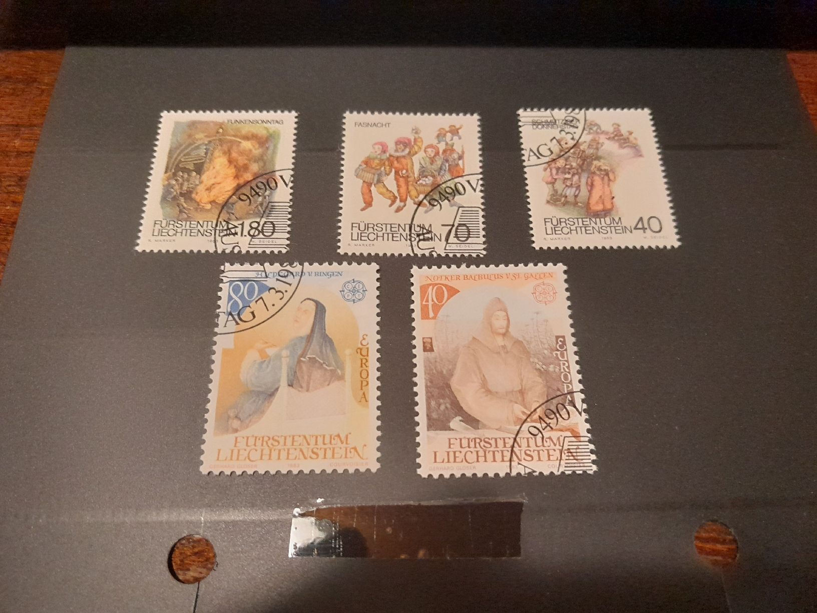 Alle Briefmarken: Collection de Timbres Liechtenstein, Divers Thèmes – Gebraucht aus Marly von globetrotter1723