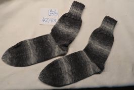Handgestr.8Fach Wollsocken.gr.42/43   (802)
