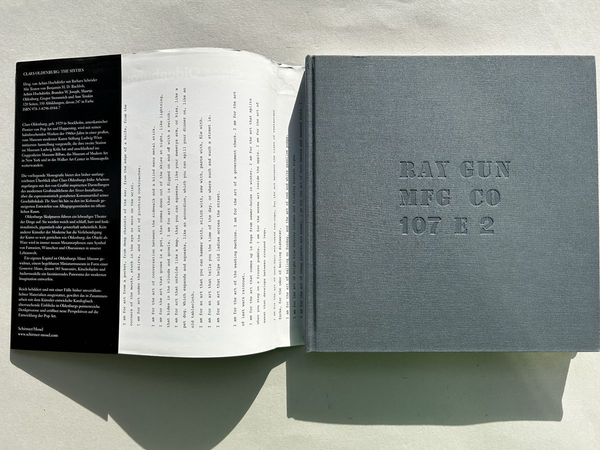 Bücher: Claes OLDENBURG :  The Sixties - Kunstbuch Pop Art – Gebraucht aus Zürich von Coffeetable88 1